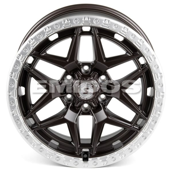 КОВАНЫЕ ДИСКИ H240602C SKILL SV631-SK333 20 J9 ET28 6X139.7 106.1 БРОНЗА МАТОВАЯ + ПОЛИРОВАННЫЙ ОБОД