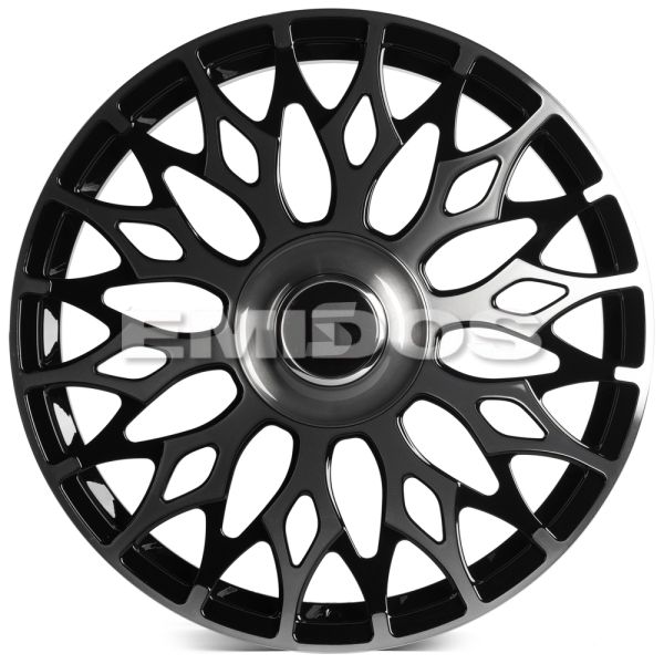 КОВАНЫЕ ДИСКИ H240921C SKILL SV667-CS442 22 J9 ET50 6X139.7 95.1 ЧЁРНЫЙ ГЛЯНЦЕВЫЙ + ПОЛИРОВАННЫЕ СПИ