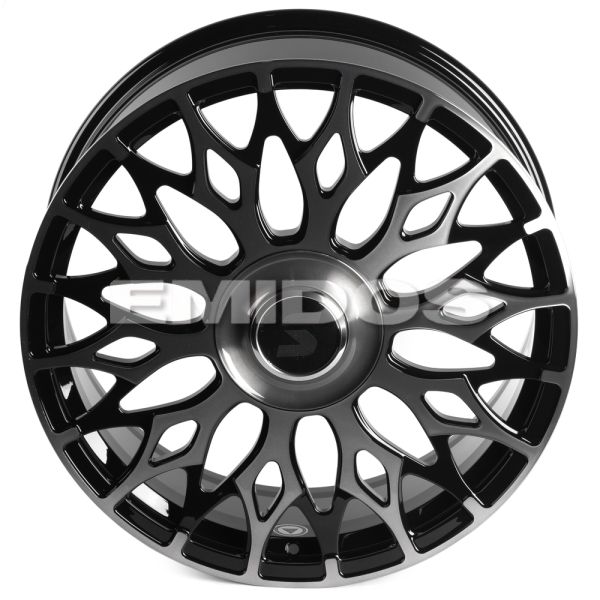 КОВАНЫЕ ДИСКИ H240921C SKILL SV667-CS442 22 J9 ET50 6X139.7 95.1 ЧЁРНЫЙ ГЛЯНЦЕВЫЙ + ПОЛИРОВАННЫЕ СПИ