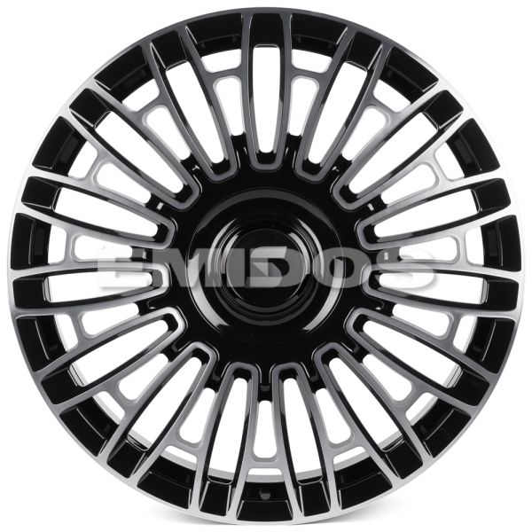 КОВАНЫЕ ДИСКИ H250905G SKILL SV702-SL251 22 J9 ET28 6X139.7 78.1 ЧЁРНЫЙ ГЛЯНЦЕВЫЙ + ПОЛИРОВАННЫЕ СПИ