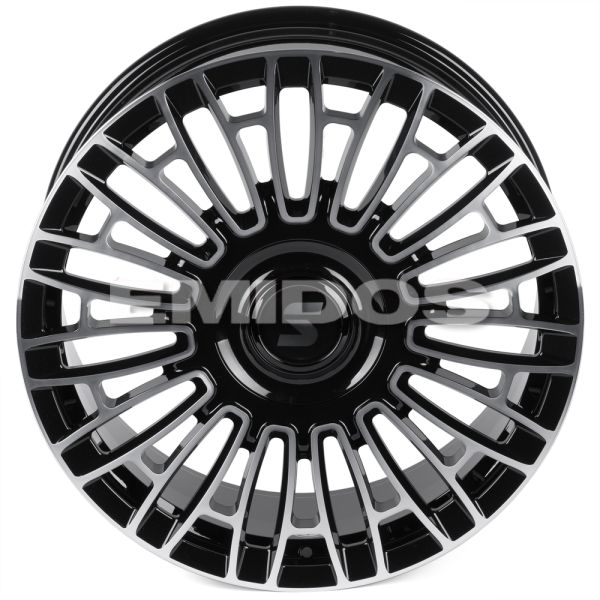 КОВАНЫЕ ДИСКИ H250905G SKILL SV702-SL251 22 J9 ET28 6X139.7 78.1 ЧЁРНЫЙ ГЛЯНЦЕВЫЙ + ПОЛИРОВАННЫЕ СПИ