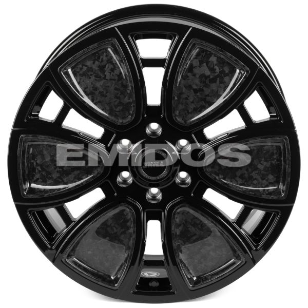 КОВАНЫЕ ДИСКИ H240703K SKILL SV808-SV481 22 J9 ET50 6X139.7 95.1 ЧЁРНЫЙ ГЛЯНЦЕВЫЙ + КАРБОН SFC06