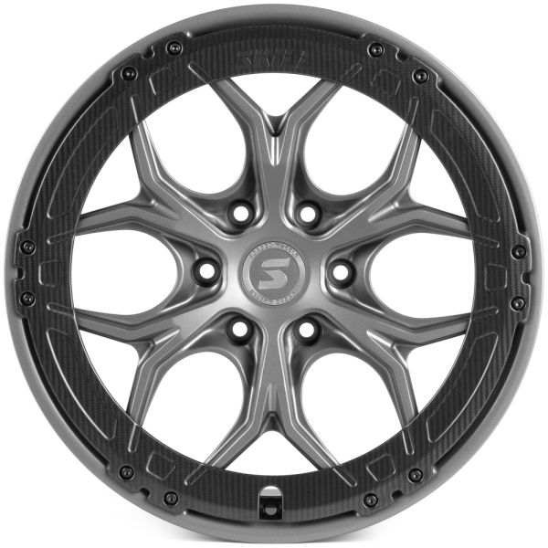 КОВАНЫЕ ДИСКИ H250513I SKILL SV811-SK333 20 J9 ET45 6X139.7 95.1 ГРАФИТ МАТОВЫЙ + КАРБОН SFC11