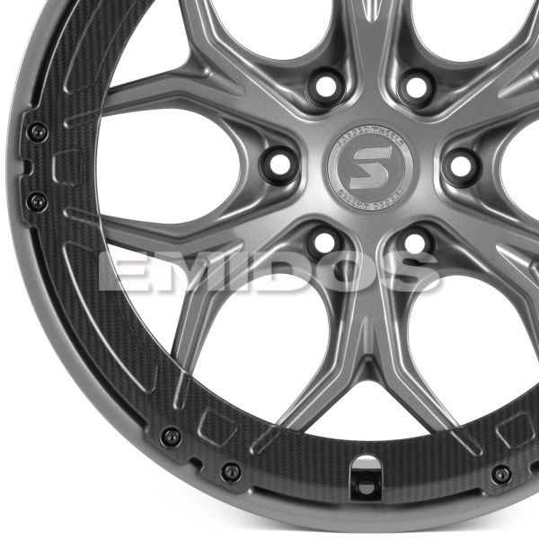 КОВАНЫЕ ДИСКИ H250513I SKILL SV811-SK333 20 J9 ET45 6X139.7 95.1 ГРАФИТ МАТОВЫЙ + КАРБОН SFC11