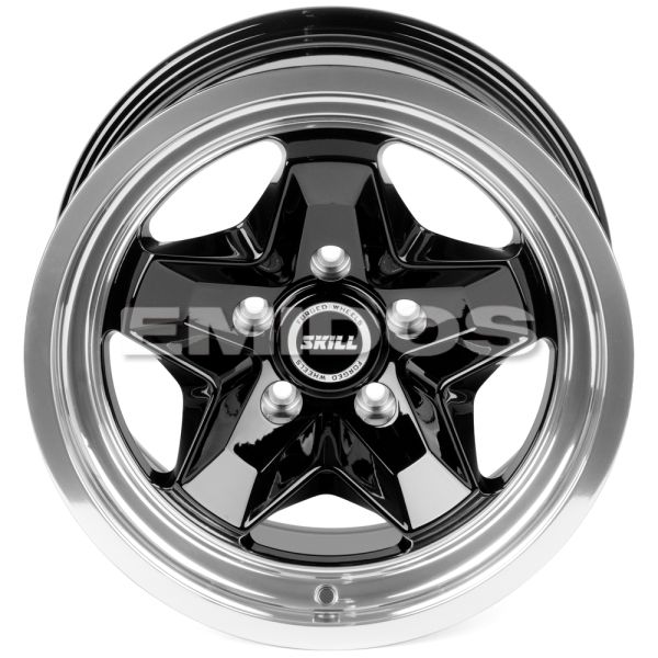 КОВАНЫЕ ДИСКИ H230612A SKILL SV911-SV274 17 J8.5 ET12 5X127 71.5 ЧЁРНЫЙ + ПОЛИРОВАННЫЙ ОБОД