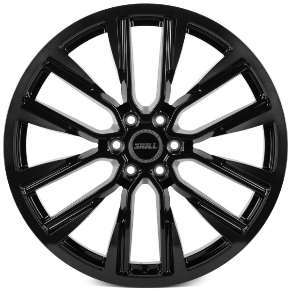 КОВАНЫЕ ДИСКИ H250522C SKILL SV946-CS410 20 J8 ET46 6X114.3 67.1 ЧЁРНЫЙ ГЛЯНЦЕВЫЙ + ПОЛИРОВАННЫЕ СПИ