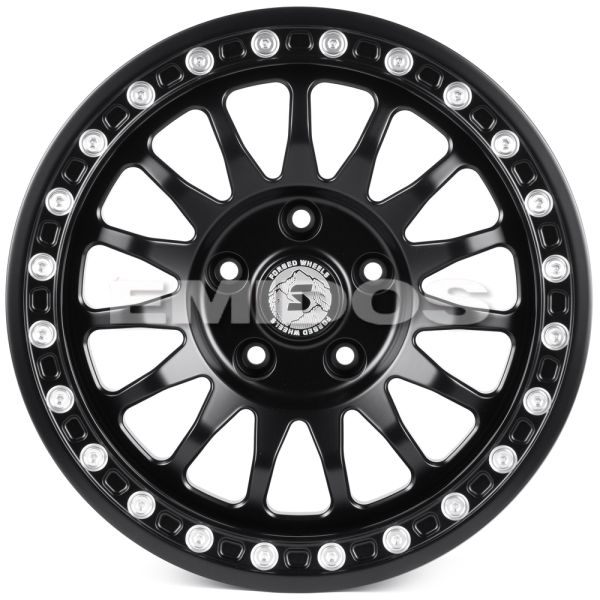 КОВАНЫЕ ДИСКИ H250917H SKILL SV980-SK290 17 J9 ET12 5X127 71.5 ЧЁРНЫЙ МАТОВЫЙ + ДЕКОРАТИВНЫЕ БОЛТЫ