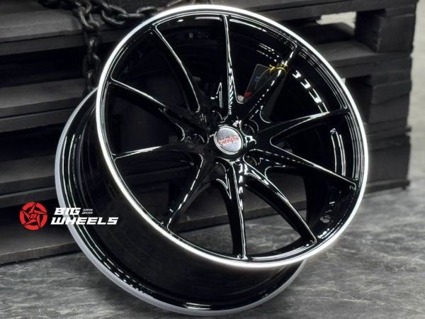 Комплект дисков 81387/17/66.6/Чёрный Глянцевый + Полированный Обод