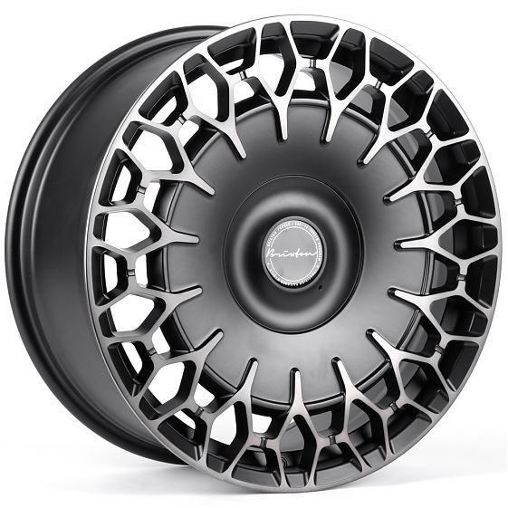 Комплект дисков 30008/20/110.1/Чёрный Матовый + Бронзовые Спицы