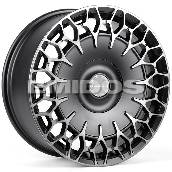 Комплект дисков 30008/20/110.1/Чёрный Матовый + Бронзовые Спицы