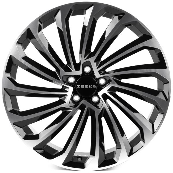 Комплект дисков 29787/20/63.4/Чёрный Глянцевый + Полированные Спицы