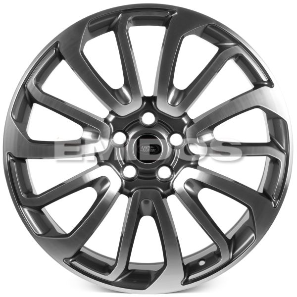 Комплект дисков 28576/21/72.56/Графит + Полированные Спицы