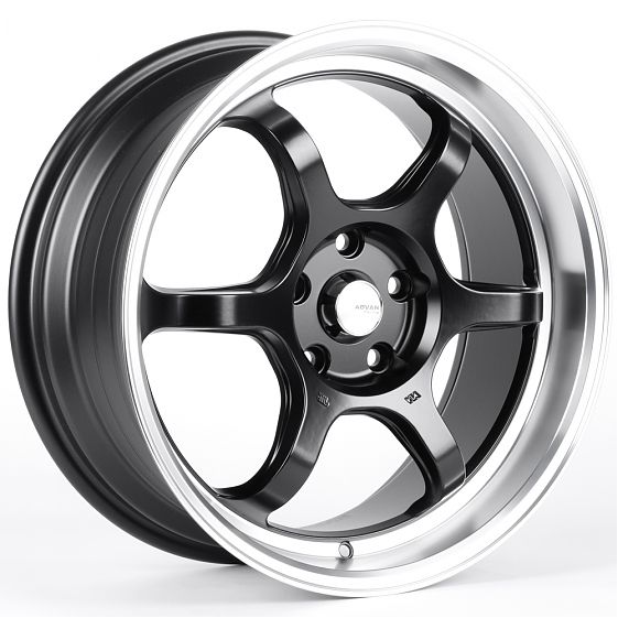 Комплект дисков 29961/18/73.1/Чёрный Матовый + Полированный Обод