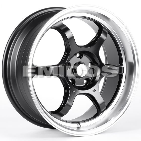 Комплект дисков 29961/18/73.1/Чёрный Матовый + Полированный Обод